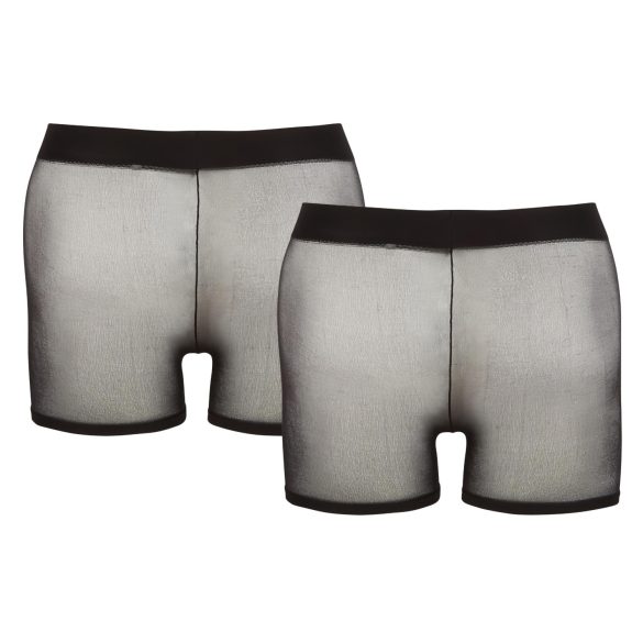 Svenjoyment - cueca boxer transparente - conjunto 2 peças - preto S-L
