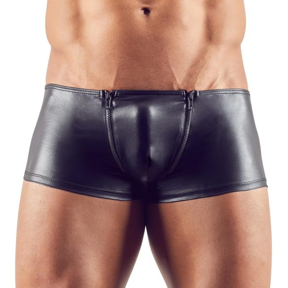 Svenjoyment - boxer masculino com zíper - preto