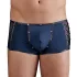 NEK - cueca boxer masculina - renda com cadarço - preto e azul