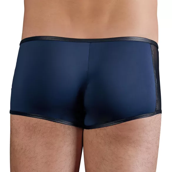 NEK - cueca boxer masculina - renda com cadarço - preto e azul - L