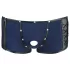 NEK - cueca boxer masculina - renda com cadarço - preto e azul - L