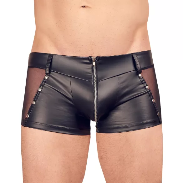 Svenjoyment - cueca boxer masculina brilhante - preto - M