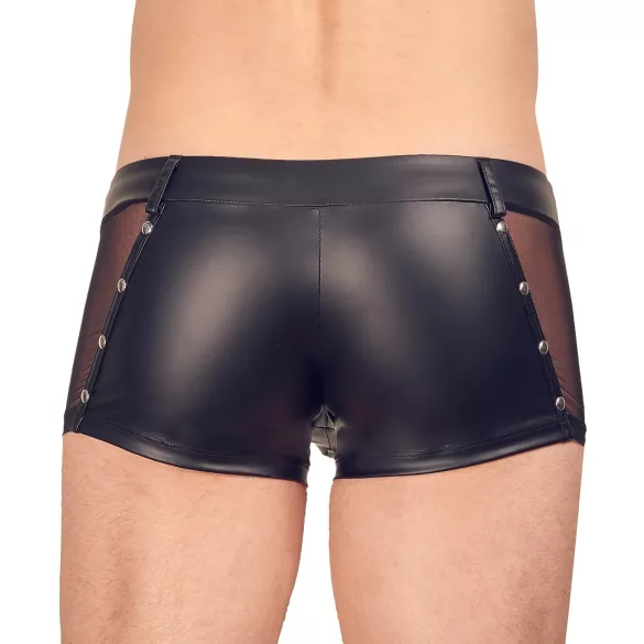 Svenjoyment - cueca boxer masculina brilhante - preto - M