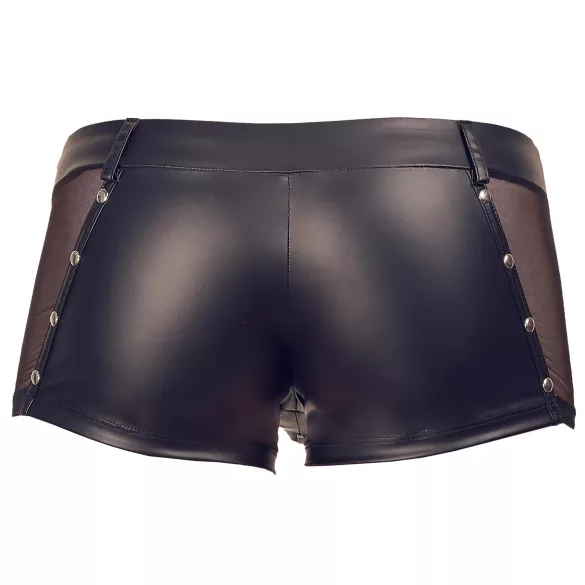 Svenjoyment - cueca boxer masculina brilhante - preto - L