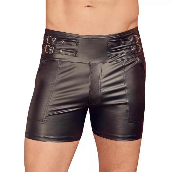 NEK - short masculino com fivela metálica - preto