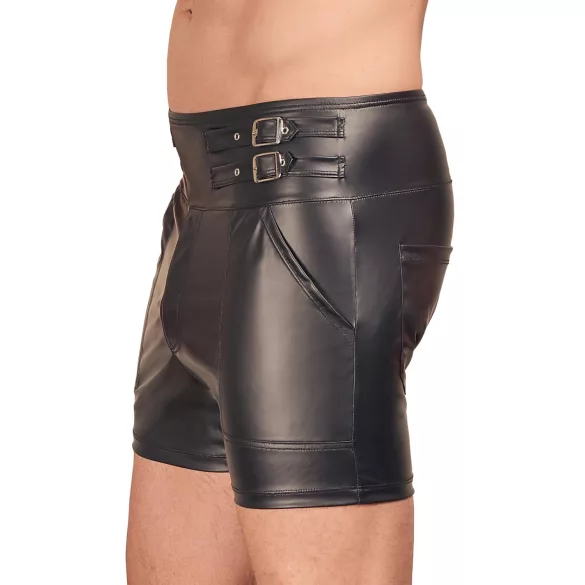 NEK - short masculino com fivela metálica - preto