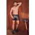NEK - short masculino com fivela metálica - preto