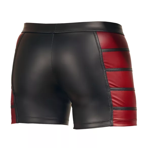NEK - cueca boxer com zíper - detalhe vermelho lateral - preta