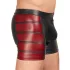 NEK - cueca boxer com zíper - detalhe vermelho lateral - preta - L