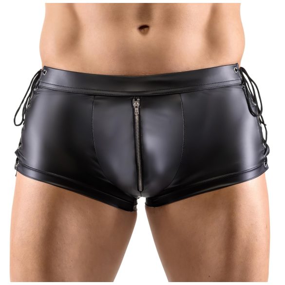 Svenjoyment - boxer masculino lateral com cordão - preto