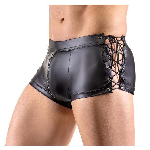 Svenjoyment - boxer masculino lateral com cordão - preto - M