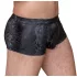 NEK - Boxershort com Padrão de Pele de Cobra (preto)