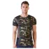 NEK - camiseta masculina camuflada (verde-marrom)