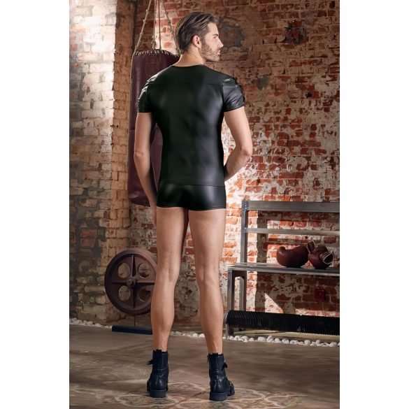 NEK - camiseta masculina fosca com mangas curtas (preta)