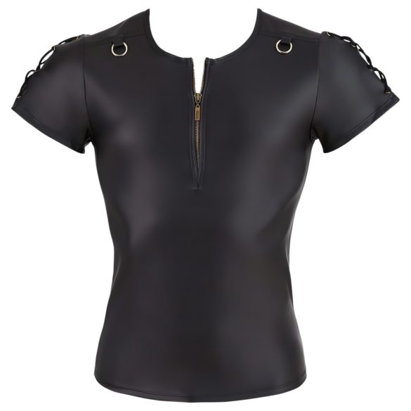 NEK - camiseta masculina fosca com mangas curtas (preta) - XL