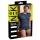 NEK - camisa masculina sexy com cordão e renda preta - azul