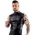 Svenjoyment - top masculino sem mangas - efeito busto - preto - M