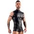 Svenjoyment - top masculino sem mangas - efeito busto - preto - L