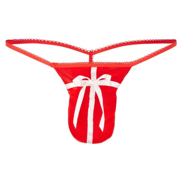 tanga masculina natalina - vermelho (S-L)
