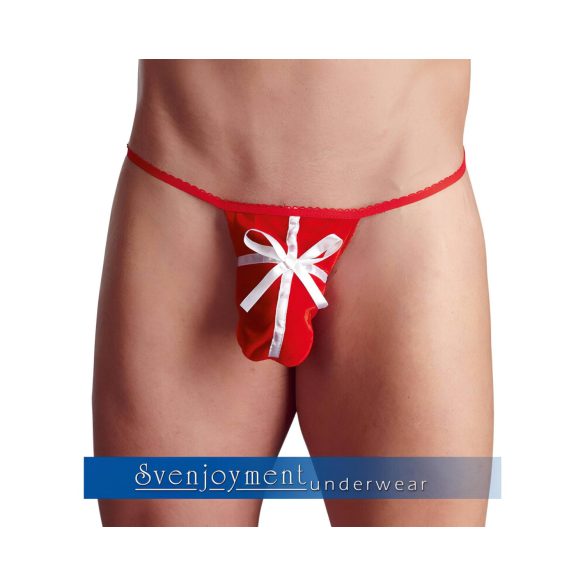 tanga masculina natalina - vermelho (S-L)