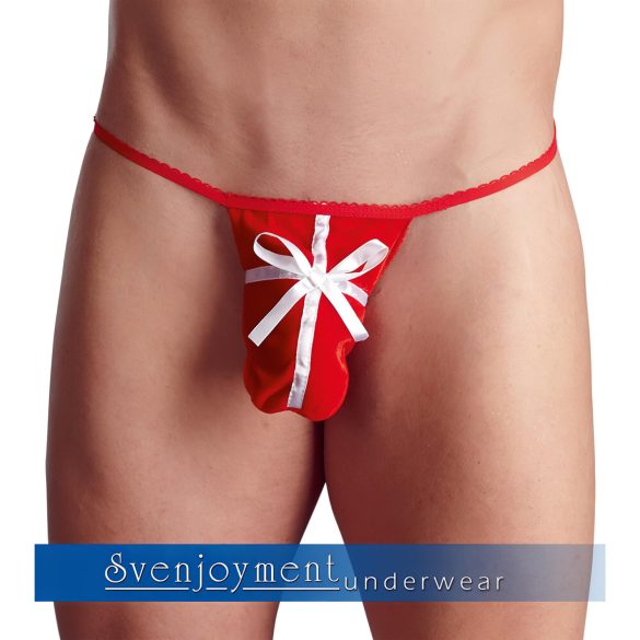 tanga masculina natalina - vermelho (S-L)