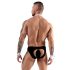 Svenjoyment - tanga de garçom masculino - conjunto fantasia - preto e branco