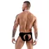 Svenjoyment - tanga de garçom masculino - conjunto fantasia - preto e branco - XL