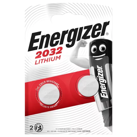 Energizer - pilha botão CR2032 - 2 unidades