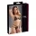 Cottelli - Conjunto de lingerie rendado aberto - preto