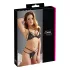 Cottelli - Conjunto de lingerie rendado aberto - preto - XL