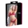 Cottelli - conjunto de lingerie rendado - sutiã e calcinha - vermelho