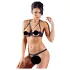 Cottelli - conjunto lingerie aro metálico - preto
