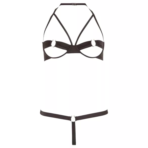 Cottelli - conjunto lingerie aro metálico - preto