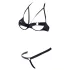 Cottelli - conjunto lingerie aro metálico - preto