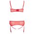 Cottelli Plus Size - lingerie dupla versátil - tamanho grande - vermelho