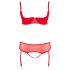 Cottelli Plus Size - lingerie dupla versátil - tamanho grande - vermelho