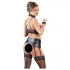Cottelli Bondage - conjunto lingerie rendado brilhante 4 peças - M