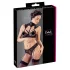 Cottelli - conjunto de sutiã rendado com gola (preto) - 85B/L