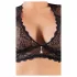Cottelli Plus Size - conjunto lingerie plus size strass renda preto