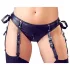 Cottelli Bondage - conjunto lingerie brilho com algemas - preto - XL