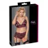 Cottelli Curves - conjunto floral aberto (preto)