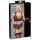 Cottelli Bondage Plus Size - conjunto de sutiã rendado (preto) - 3XL