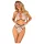 Obsessive Lilines - conjunto de lingerie - renda rosa - L/XL