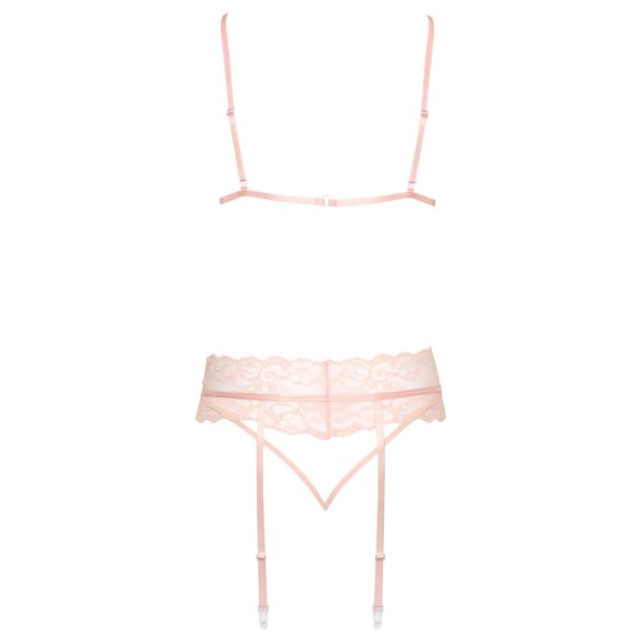 Kissable - conjunto de lingerie de renda - rosa