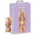Kissable - conjunto lingerie rendada - lilás