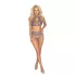 Kissable - conjunto de lingerie de renda (roxo) - L/XL