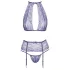 Kissable - conjunto de lingerie de renda (roxo) - L/XL