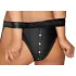 Cottelli Bondage - conjunto de sutiã brilhante com algemas (preto) - M
