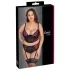 Cottelli Plus Size - conjunto de soutien ajustável (vermelho) - 90C/XL