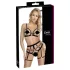 Cottelli - conjunto harness corporal 2 peças - preto
